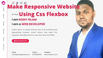 How to Make a Responsive Website Using CSS Flexbox