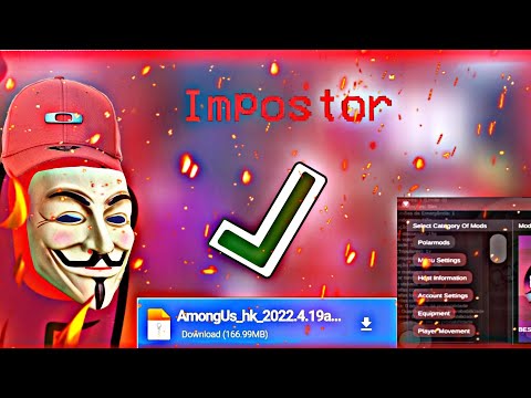 NOVO MOD MENU AMONG US (SEMPRE IMPOSTOR + CHAT LIVRE) ANT-BAN