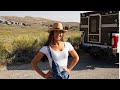 Overland Camping to Gold Mining Ghost Town  - Truck Camper Van Life Adventure