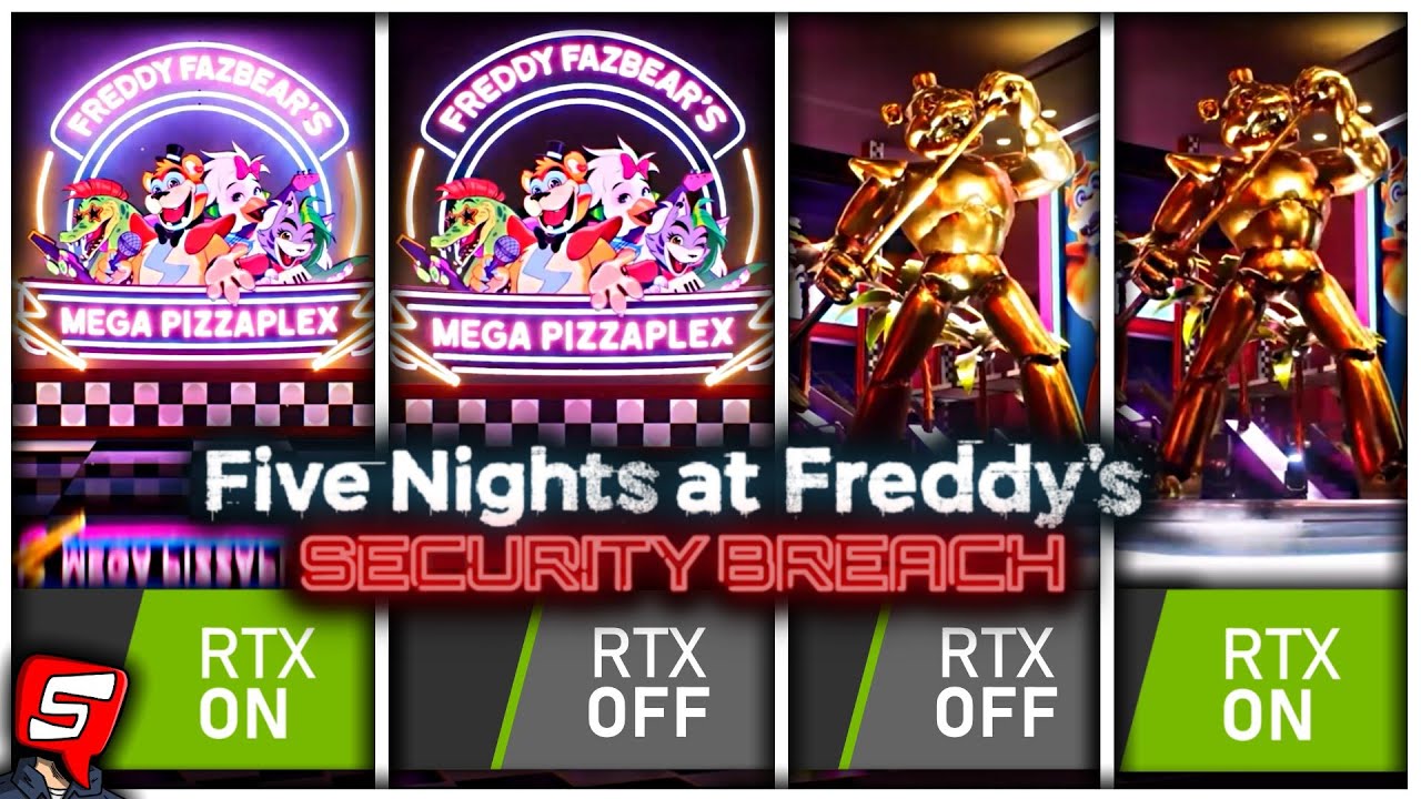 Five Nights at Freddy's: Security Breach Graphics Comparison