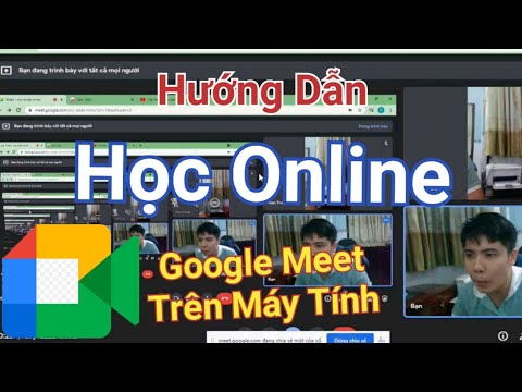 Hướng dẫn học online bằng Google Meet trên máy tính chi tiết