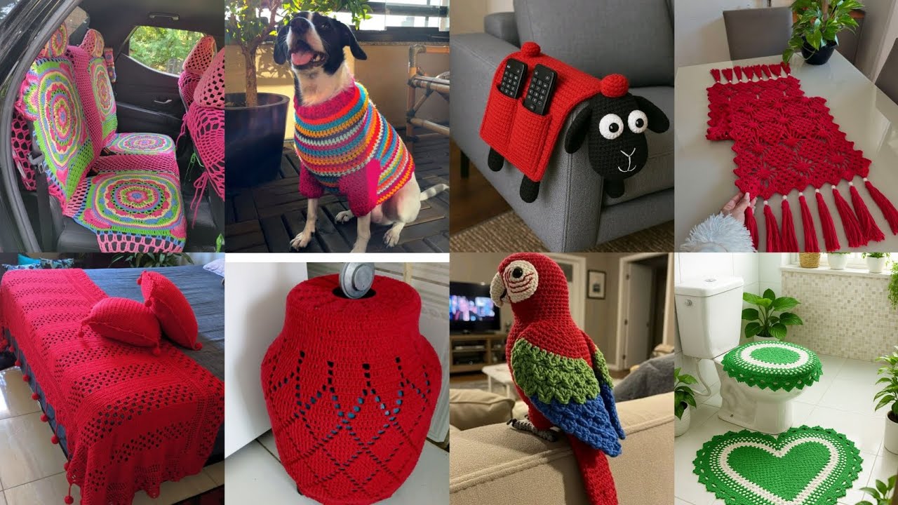 Most beautiful & attractive crochet handmade items and ideas design  part 3 2025