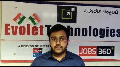 Internship Program - Evolet Technologies, Bangalore