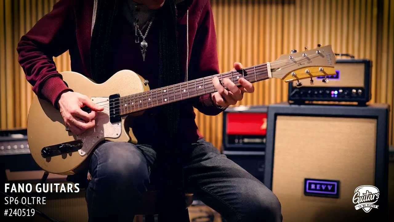 Fano SP6 Oltre [Guitar Sound Demo] | Lollar Low Wind P-90
