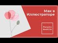 Рисуем вместе: как нарисовать мак в технике &quot;one line drawing&quot; с помощью Adobe Illustrator