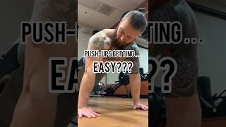 Push-ups getting TOO EASY? Time to try these #pushups #calisthenics #shorts #homeworkout