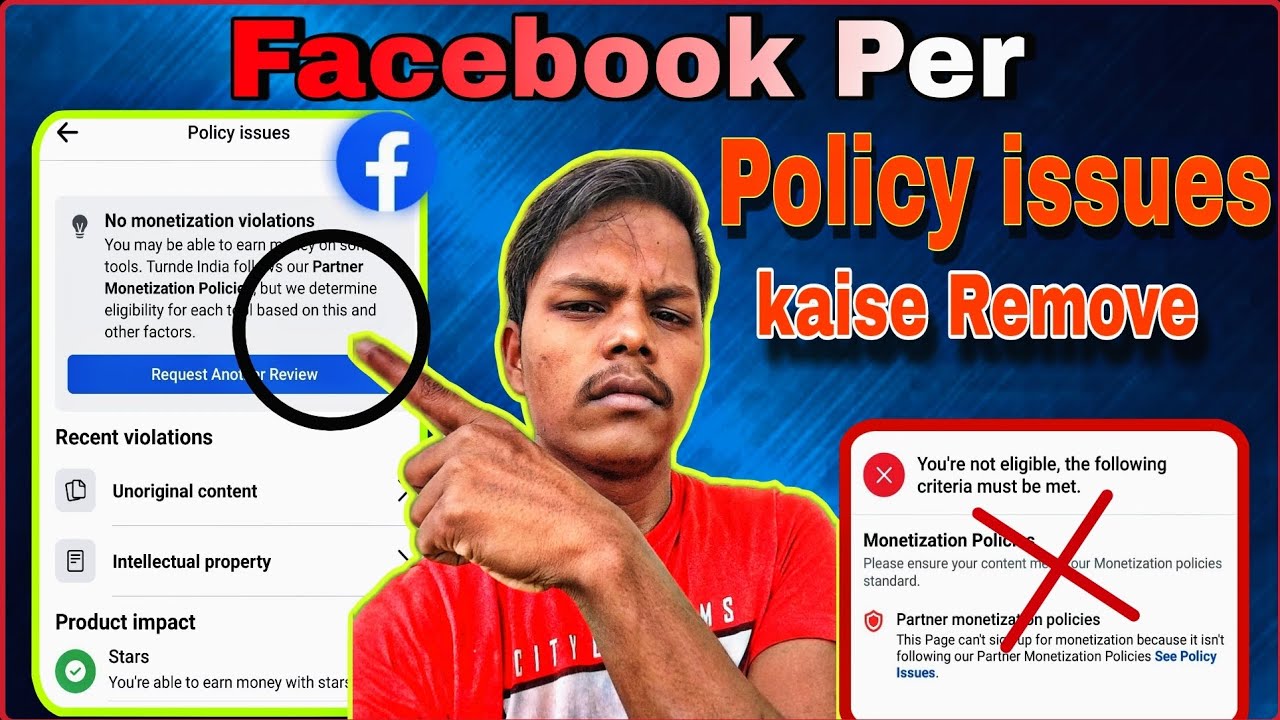 facebook page Partner Monetization Partner see Policy issues Remove ...