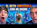 Fortnite!! Su primera vez … mi padre conmigo 😱😱si me rei😅😂”