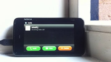 skype video on N900 using Android.