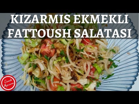 Farklı Salata Tarifleri-Fattuş (Fattoush) Salatası Tarifi-Sende Yapsana