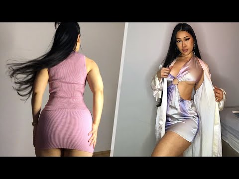 Casual mini dress / Night gown try on haul baddies style | VIDA SUPA