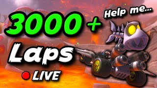 3000+ Laps on DRY BONES BURNOUT | Mario Kart World