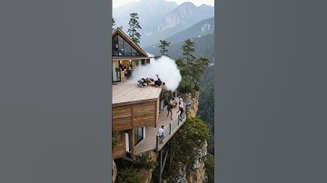 andslide Rips Cliffside Cabin Off Mountain Entire Peoples Falls Into Valley