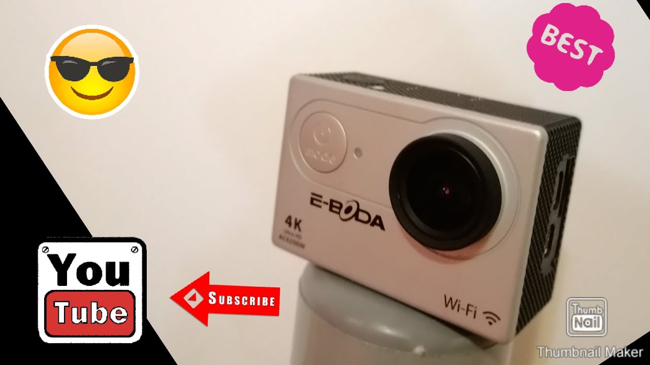 UMBOXING & REVIEW Camera sport EBODA AC6200W YouTube