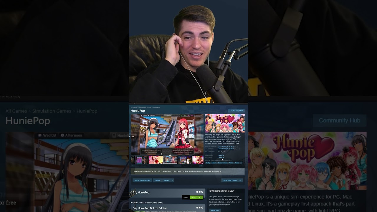 Huniepop Website