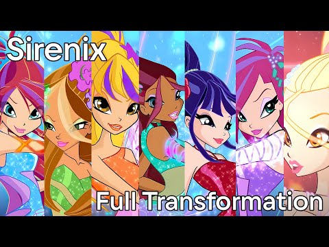 Winx Club | Sirenix 2D Full transformation 4K + Daphne [UPDATED]