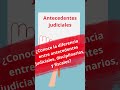 Diferencia entre #antecedentes judiciales, disciplinarios, y fiscales #antecedentespenales #shorts