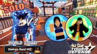 Solo Demon Raid M2 V2 (Easy Method) สอนโซโล่เรดเซนอิทสึV2 วิธีง่ายๆสำหรับใช้ตัว7ดาวและเล่นจบเร็วขึ้น