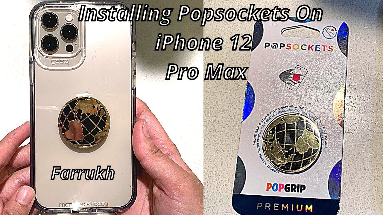 Installing Popsockets On Iphone 12 Pro Max Youtube