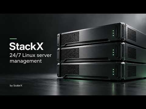 24/7 Server Management: Deploy, Operate and Monitor | StackX by ScalarX