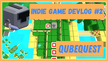 Building The  First Level | Indie Game Devlog #2 | QubeQuest