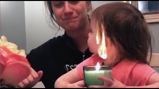 Kids and Babies Blowing out Birthday Candles FAILS   Funniest Home Videos