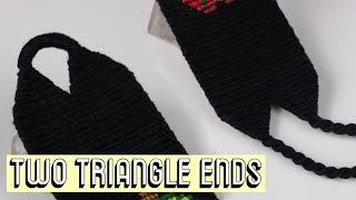 TRIANGLE ENDS AFTER A LOOP IN ALPHAS [CC] || Friendship Bracelets