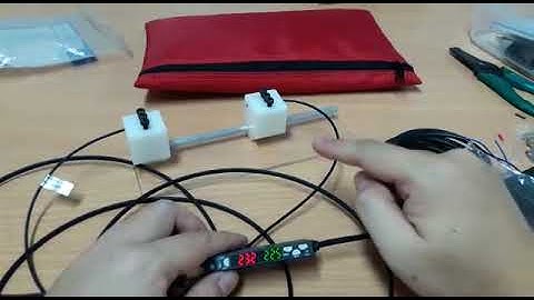 Autonics 1 point and 2 point teaching fiber optic