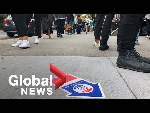 US election: Massive lines in New York City as early voting begins