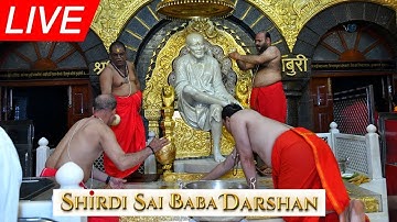 🔴 Live Shirdi Sai Baba Temple : 18 OCT 2025 | Shirdi Sai Baba Live Darshan