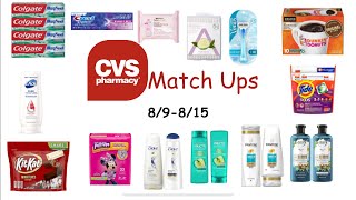CVS Match Ups | Week of 8/9 - 8/15 | Money Makers & Freebies