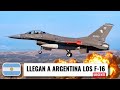🚨 LLEGAN A ARGENTINA LOS F-16 ⚠️ Cómo son los aviones F-16 que compró Argentina
