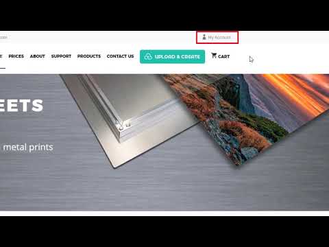 How to Create an account on Shiny Prints