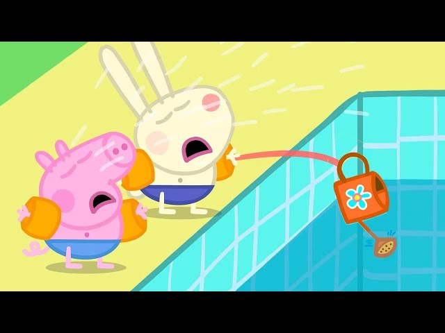Playing Games At The Swimming Pool 💦 | Peppa Pig Official Full Episodes class=