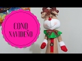 CONO RENO NAVIDEÑO| ARTE JESICA| DECORACION NAVIDEÑA