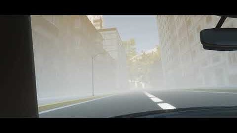 VR Car Simulator - Fog Scene using Unity 3D