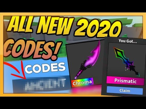Free Godly Knife All Murder Mystery 2 Codes July 2020 Roblox
