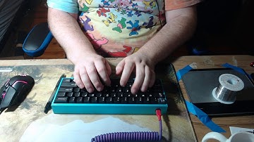 Aluminum Tofu 60% with YOK Holy Pandas typing sounds