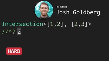 Intersection with Josh Goldberg - TypeScript Type Challenges #5423 [HARD]