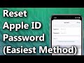 How To Change/Reset Apple ID Password (Easiest Method)