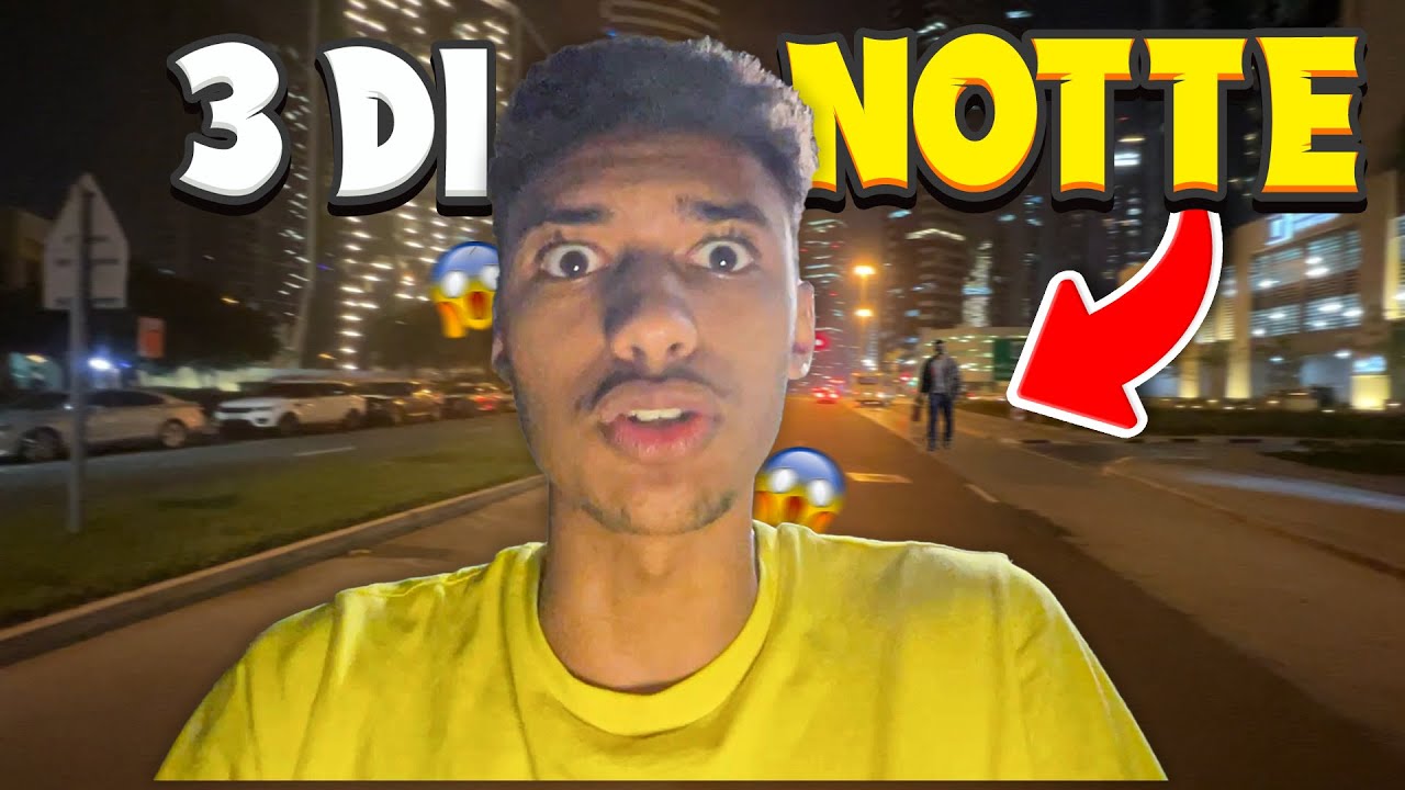 ESCO ALLE 3 di NOTTE a DUBAI ma GUARDATE COSA SUCCEDE😱