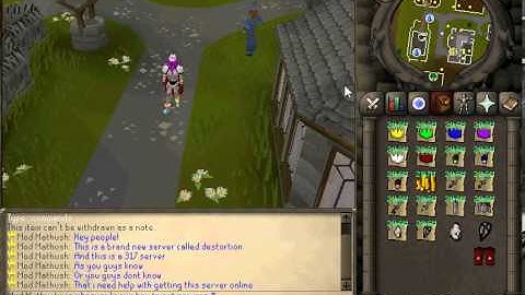 BRAND new RSPS! |Destortion| NEED HELP! Please Watch! Comment below!