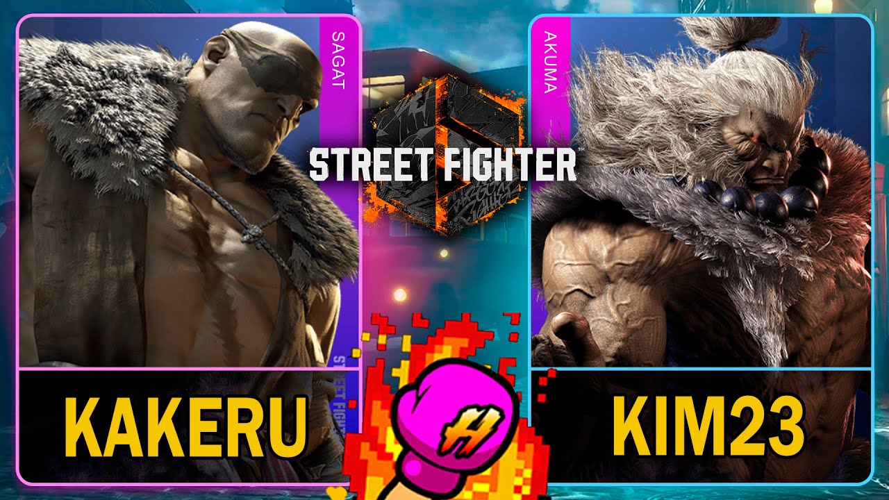SF6 Kakeru (SAGAT) VS Kim23 (AKUMA)🥊Street Fighter 6🥊スト6🥊4K 60ᶠᵖˢ