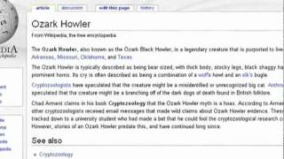 The Ozark Howler hoax