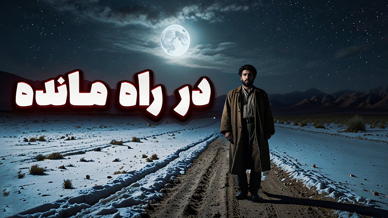 داستان ترسناک : هم مسیر مرد روستایی در جاده ی برفی