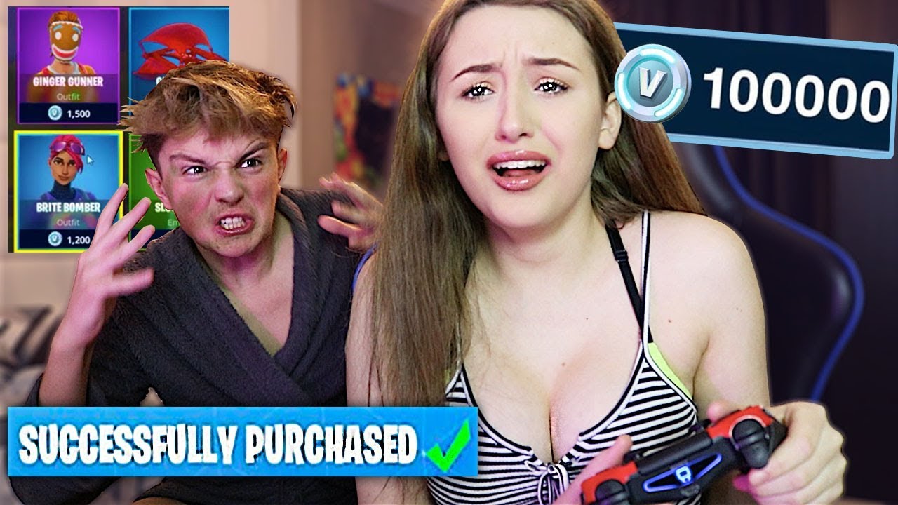 Spending $500 of Boyfriends FORTNITE V-Bucks! [Morgz] | Doovi - 1280 x 720 jpeg 159kB