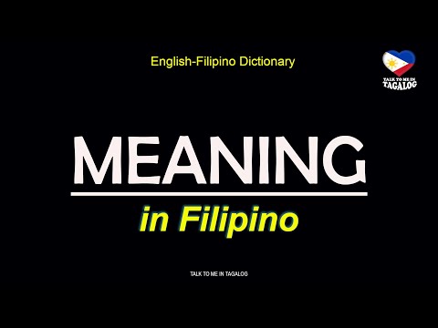 Видео: Би Филиппин хүн гэдэг үгэнд үр нь юуг бэлэгддэг вэ?