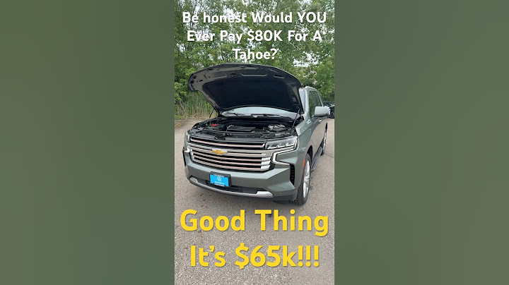 This Tahoe Costs $80k And People Are LOSING Their Minds Over It🤯 Would You Buy This??? #review #car