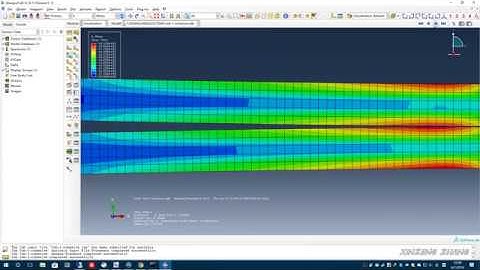 Example of ABAQUS 2D cohesive