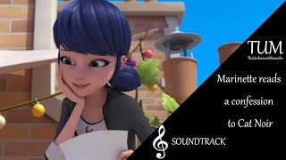 Miraculous: Marinette reads a confession to Cat Noir | Soundtrack